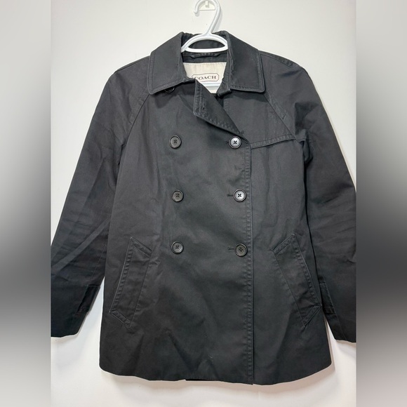 Coach Black Double-Breasted Blazer size S - Picture 4 of 9